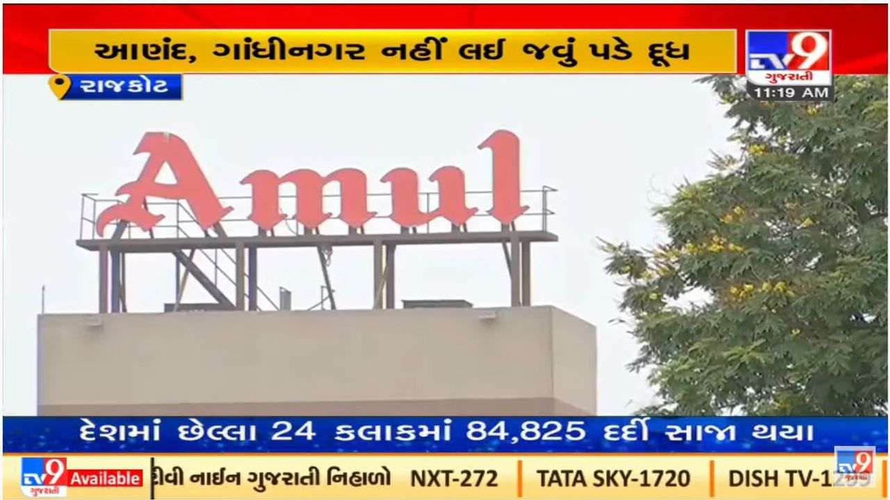 Amul રજકટમ દધન પવડરન પલનટ સથપશ રધવજ પટલ Amul to