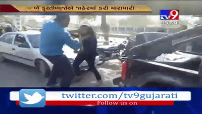 આપે WWE માત્ર ટીવી પર જોયું હશે, ગુજરાતના બનાસકાંઠામાં રીયલ લાઇફમાં રોડ પર જોવા મળ્યું WWE : જુઓ VIDEO