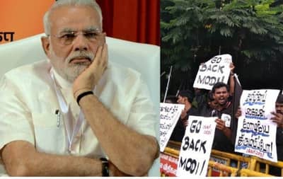 તામિલનાડુને તબાહ કરનાર ‘ગાજા’ આવ્યુ તો હતું 3 મહિના પહેલા, પણ પીએમ મોદીને તેણે આજે હચમચાવ્યું, મોદીના પ્રવાસ પર ચાલ્યું #GoBackModi કૅમ્પેઇન : જુઓ PHOTOS