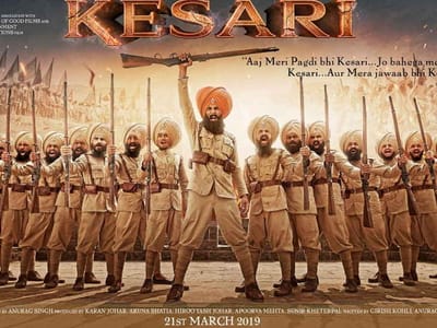 10,000 હુમલાખોરોને ટકકર આપવાવાળા ફકત 21સૈનિકોની ફિલ્મ કેસરીમાં અક્ષયકુમારને જોયા પછી તમે બોર્ડર,દંગલ,લગાન જેવી ફિલ્મો ભુલી જશો