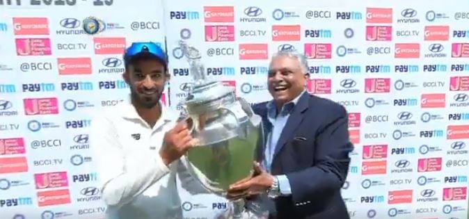 SALUTE છે વિદર્ભ ક્રિકેટ ટીમને, ઈરાની કપ પર કબજો જમાવ્યા બાદ કૅપ્ટન ફૈઝ ફઝલે કરી એવી જાહેરાત કે દરેક ભારતીયને ગર્વ થાય : VIDEO