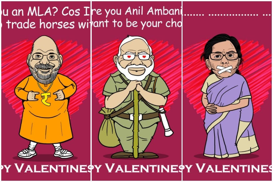 Valentine's day પર કોંગ્રેસે ભાજપ માટે કર્યું કંઈક ખાસ, જોવા અને વાંચવા જેવી Tweets