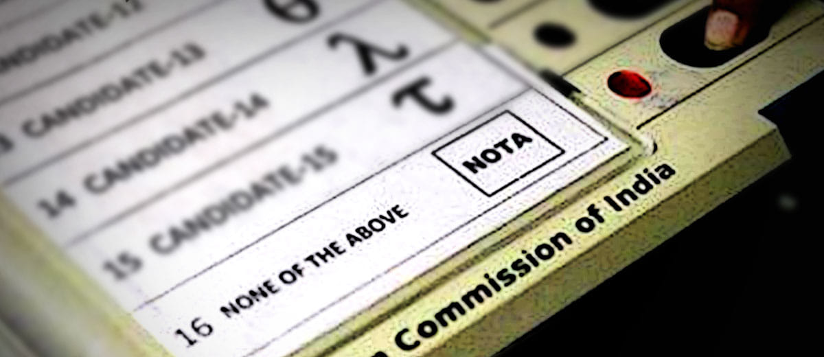 NOTA લોકશાહીનું હથિયાર કે માત્ર 'None of the Above'? શું તમે NOTA અંગે આ માહિતી જાણો છો ?
