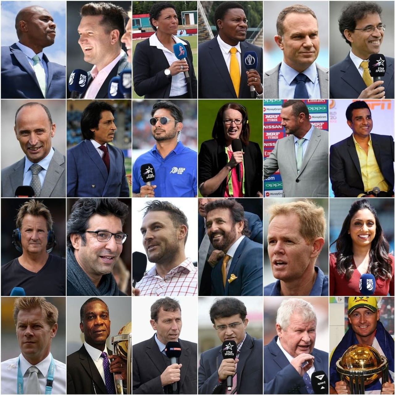 વલ્ડૅકપ 2019માં હશે 24 કમેન્ટેટર્સ, જાણો તેમાં ભારતના કેટલા નામ?