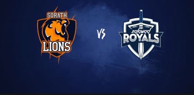 SPL: ઝાલાવડ રોયલ્સ સામે સોરઠ લાયન્સનો 8 વિકેટે વિજય