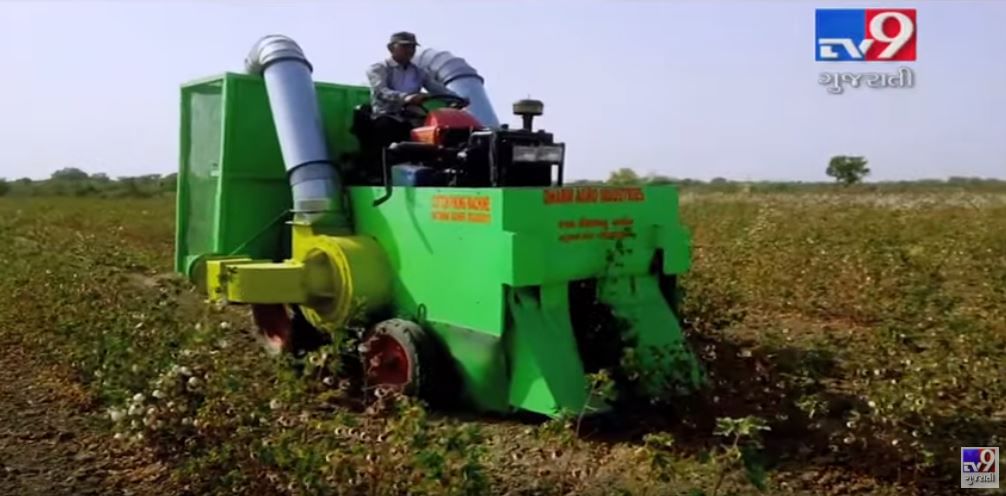કપાસની ખેતી કરતા ખેડૂતો માટે ખુશખબર, કપાસની વીણી માટેનું ખેડૂતે બનાવ્યું મશીન, જુઓ આ VIDEO