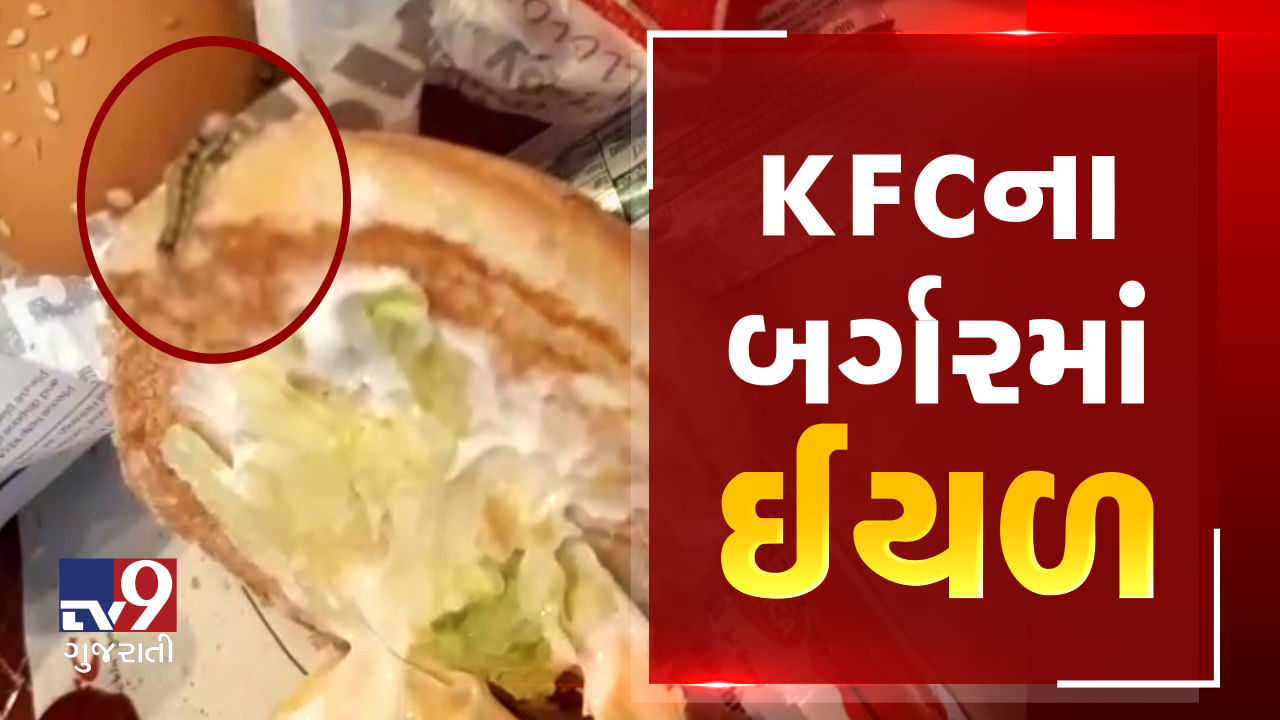 VIDEO: તમે પણ બર્ગરના શોખિન હોય તો એક વખત જાણો આ કિસ્સો, KFC બર્ગરમાંથી મળી આવી જીવાત