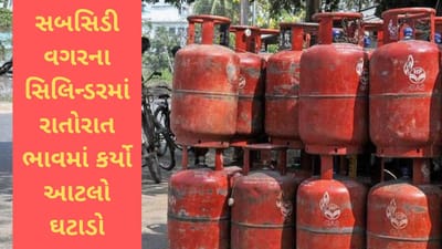 સબસિડી વગરના LPG સિલિન્ડરના ભાવમાં મોટો ઘટાડો, એક બોટલના માત્ર આટલા રૂપિયા ચૂકવવા પડશે