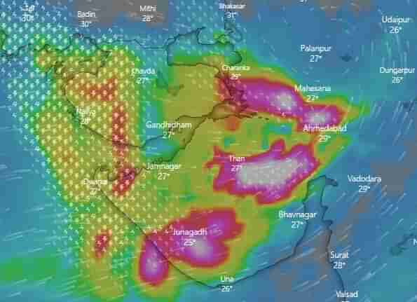 ગુજરાતના આ વિસ્તારોમાં આજે પણ ભારે વરસાદની શક્યતા, જુઓ VIDEO