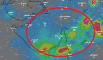 ગુજરાતમાં સૌરાષ્ટ્ર સહિતના વિસ્તારોમાં 3 દિવસ અતિભારે વરસાદની આગાહી, જુઓ VIDEO