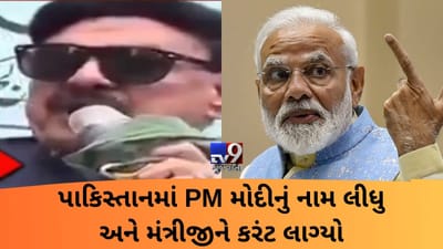 VIDEO: પાકિસ્તાનના રેલ પ્રધાને પહેલા યુદ્ધની ધમકી આપી અને હવે PM મોદીનું નામ લીધું તો કરંટ લાગી ગયો