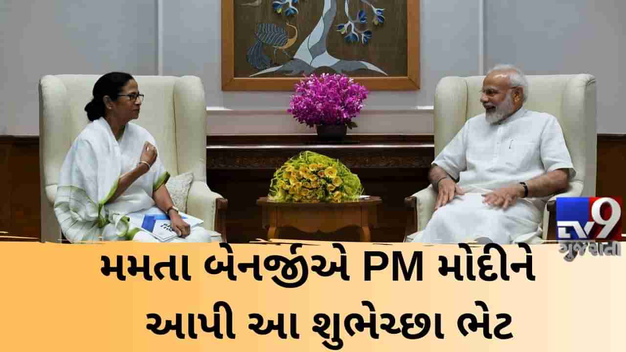 પશ્ચિમ બંગાળના મુખ્યપ્રધાન મમતા બેનર્જીએ PM મોદી સાથે કરી મુલાકાત, આ પ્રસ્તાવ સાથે ભેટમાં આપી આ વસ્તુ