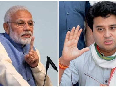 નારાજગી? MPમાં જ્યોતિરાદિત્ય સિંધિયાના પીએમ મોદી અને અમિત શાહની સાથે લાગ્યા પોસ્ટર