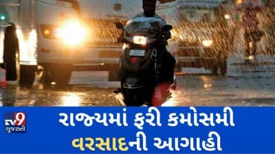 VIDEO: રાજ્યમાં ફરી એકવાર કમોસમી વરસાદની હવામાન વિભાગની આગાહી, જાણો ક્યાં પડશે વરસાદ