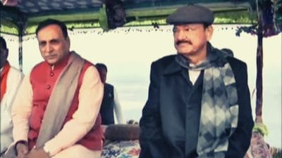 મુખ્યપ્રધાન વિજય રૂપાણી અને ઉપરાષ્ટ્રપતિ વેંકૈયા નાયડુ કચ્છના સફેદ રણની મુલાકાતે