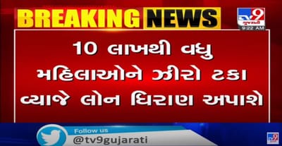 ગુજરાતમાં 10 લાખ મહિલાઓને રાજ્ય સરકાર આપશે 1 લાખ સુધીની ઝીરો ટકાના દરે લોન