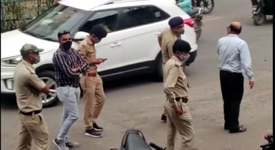 સુરત મનપાની ટીમે માસ્ક ન પહેરનારા સામે કાર્યવાહી કરવા લીધી પોલીસની મદદ