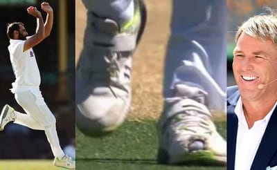 IND vs AUS: મોહમ્મદ શામી ફાટેલા શૂઝ સાથે કરી રહ્યો હતો બોલીંગ, વોર્ને સમજાવ્યુ કારણ