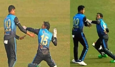 ક્રિકેટ મેચમાં આવ્યો એવો ગુસ્સો કે મેદાનમાં જ સાથી ખેલાડીને મારવા પર દોડી ગયો, જુઓ વિડીયો