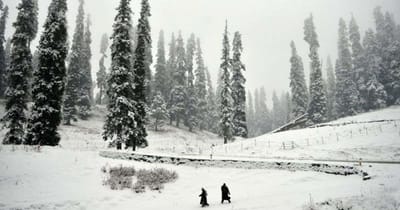 કાશ્મિરમાં ઠંડીએ દશ વર્ષનો રેકોર્ડ તોડ્યો, ઠંડીનો પારો -6.4 ડીગ્રીએ થીજી ગયો