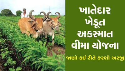 ખેડૂતના મૃત્યુ કે અપંગતાના કિસ્સામાં મળશે 2 લાખ રૂપિયાની સહાય, ખાતેદાર ખેડૂત અકસ્માત વીમા યોજના હેઠળ કરો અરજી