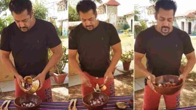 SALMAN KHANએ તૈયાર કર્યું ડુંગળીનું અથાણું, વિડીયો થઈ રહ્યો છે SOCIAL MEDIAમાં વાયરલ