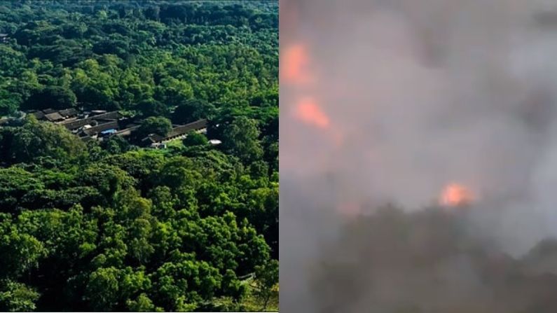 મુંબઈના આરે કોલોની જંગલમાં લાગી ભીષણ આગ, ફાયર બ્રિગેડના વાહનો પહોંચ્યા ઘટનાસ્થળે
