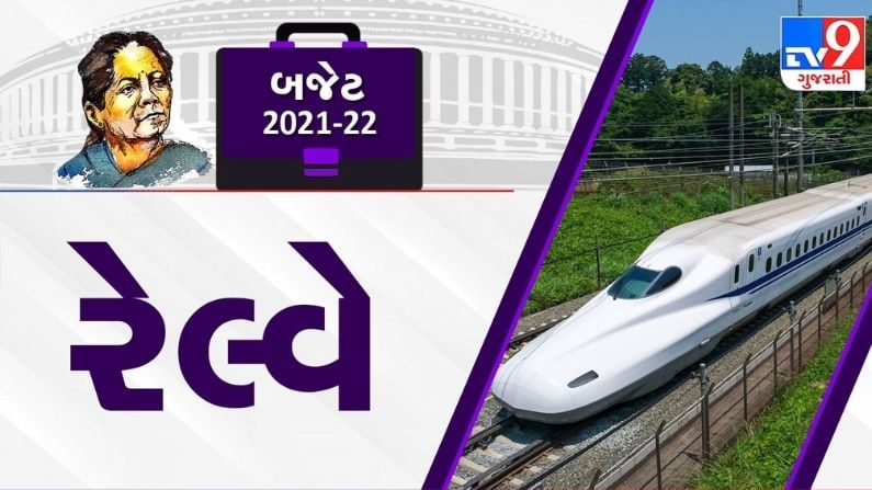 Railway Budget 2021: રેલ્વે માટે નાણા મંત્રીએ રૂ. 1,10,055 કરોડની ફાળવણી કરી