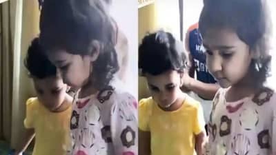 IND vs ENG: ચેન્નાઇમાં અજીંક્ય રહાણે અને રોહિત શર્માની પુત્રીઓ સાથે રમતી હોવાનો ક્યુટ વિડીયો, જુઓ