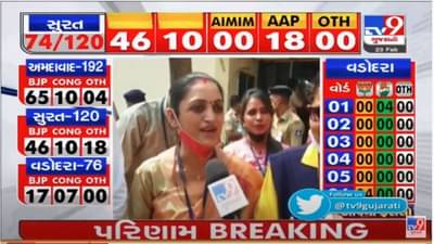 Gujarat Municipal Election 2021 Result: Surat વોર્ડ નંબર-14માં ભાજપની જીત થઈ