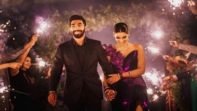 જસપ્રિત બુમરાહ અને સંજના ગણેશનના ગ્રાન્ડ રિસેપ્શનના ફોટો આવ્યા સામે, જુઓ