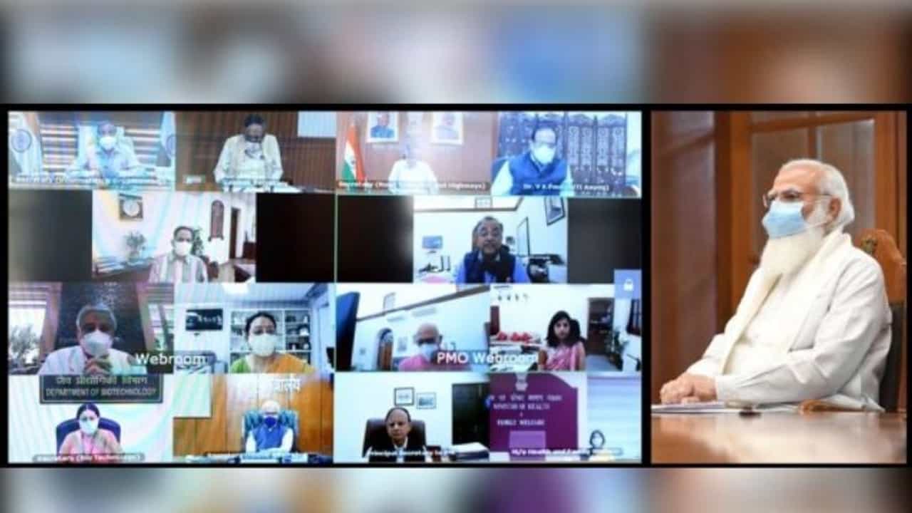 કોરોનાની સ્થિતિ પર PM MODI એ યોજી ઉચ્ચસ્તરીય બેઠક, હેલ્થ ઈન્ફ્રાસ્ટ્રક્ચર સંબંધી અવલોકન કર્યું