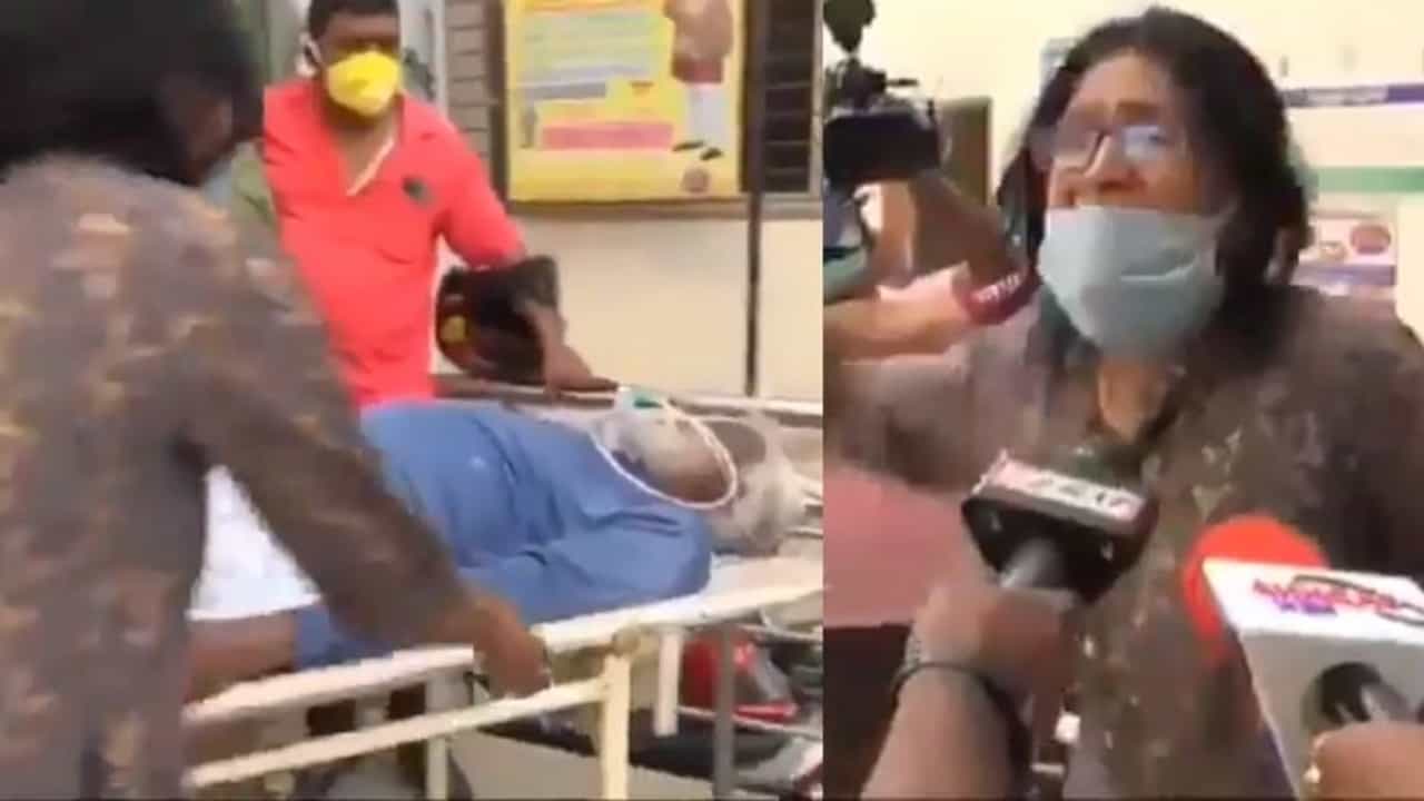 હોસ્પિટલ સ્ટાફ લાગ્યો હતો મંત્રીજીની જીહજૂરીમાં, બહાર કોરોનાના દર્દીએ તડપી તડપીને લીધા છેલ્લા શ્વાસ