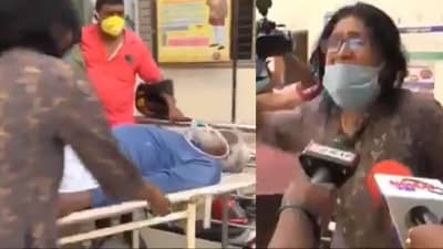 હોસ્પિટલ સ્ટાફ લાગ્યો હતો મંત્રીજીની જીહજૂરીમાં, બહાર કોરોનાના દર્દીએ તડપી તડપીને લીધા છેલ્લા શ્વાસ