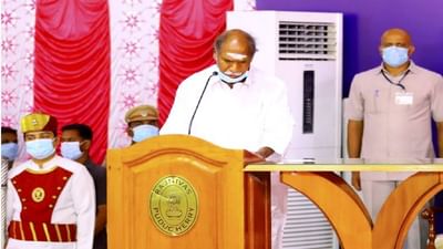 Puducherry : શપથ લીધાના બે દિવસ બાદ જ CM એન.રંગાસ્વામી કોરોના સંક્રમિત થયા