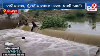 Patan : સિદ્ધપુરમાં ભારે વરસાદ, ગ્રામ્ય વિસ્તારના માર્ગો પર વરસાદી પાણી ફરી વળ્યા