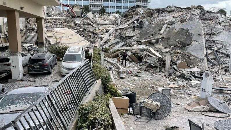 Miami Building Collapse: અમેરિકાના ફ્લોરિડામાં બનેલી ઘટનામાં એક ગુજરાતી પરિવાર સહિત 99 લોકો લાપતા