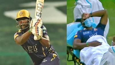 PSL 2021: આંદ્રે રસેલને માથામાં બોલ વાગતા થયો ઈજાગ્રસ્ત, ઈજા પહેલા બે શાનદાર છગ્ગા લગાવ્યા