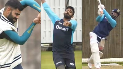 WTC Final: ભારતીય ટીમના ખેલાડીઓ સાઉથમ્પ્ટનમાં મચી પડ્યા છે પ્રેકટીસ કરી પરસેવો વહાવવા, જુઓ VIDEO