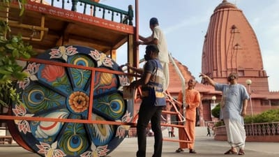 Surat: ઈસ્કોન મંદિરમાં રથયાત્રાની તૈયારીઓ શરૂ, પરવાનગી અંગે હજી પ્રશ્નાર્થ