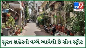 Surat : શહેરની વચ્ચે આવેલી છે એક ગ્રીન સ્ટ્રીટ, જ્યાં 40 ઘર વચ્ચે 200 થી વધુ છોડ-વૃક્ષ છે!