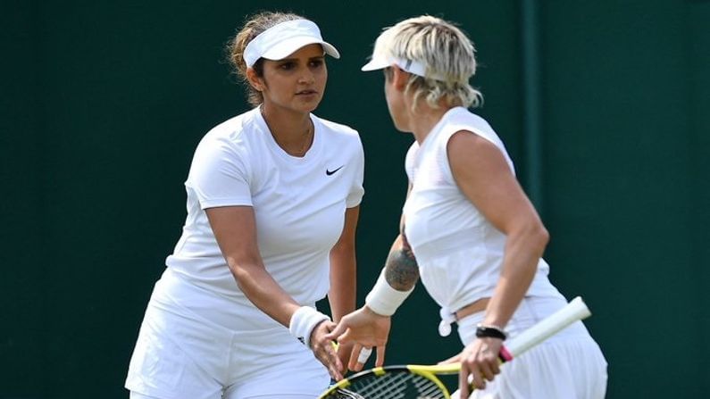 Wimbledon 2021: ભારતની ટેનિસ સ્ટાર સાનિયા મિર્ઝાએ વિમેન્સ ડબલ્સમાં જીત મેળવી, હવે મિક્સ ડબલ્સમાં રમશે