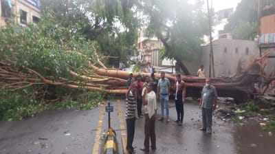 Jamnagar : તોફાની વરસાદથી અનેક જગ્યાએ નુકસાની, એક કલાકમાં અઢી ઈંચ વરસાદ પડ્યો