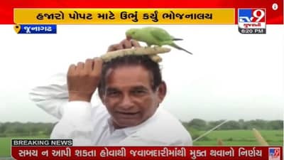 JUNAGADH : ફ્રેન્ડશીપ ડે પર જુઓ અનોખી મિત્રતાની કહાની, ડોબરિયા પરિવાર અને પોપટ વચ્ચે દોસ્તીનું બંધન