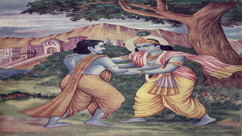 કૃષ્ણના પરમ સખા અર્જુન સ્વયં કૃષ્ણના નામે ઓળખાય છે. અર્જુન સહેજ શ્યામ વર્ણના હતા અને બાળપણથી જ સૌને અત્યંત પ્રિય હતા. કહે છે કે તેમના પિતા પાંડુએ પ્રીતિને કારણે જ અર્જુનનું કૃષ્ણ એવું નામ પાડ્યું હતું. 