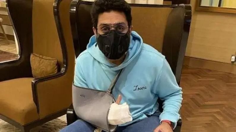 સર્જરી બાદ અભિષેકે તસ્વીર સાથે શેર કર્યો અમિતાભનો આ ફેમસ ડાયલોગ, જાણો શું કહ્યું અભિનેતાએ