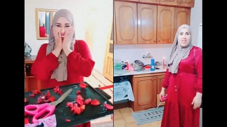 Funny Video : પતિએ શાનદાર રીતે પત્નીનું સ્વાગત કર્યુ, પરંતુ બીજી જ ક્ષણે કંઈક આવું થયું, વીડિયો જોઈને તમારા ચહેરાનો રંગ પણ ઉડી જશે !