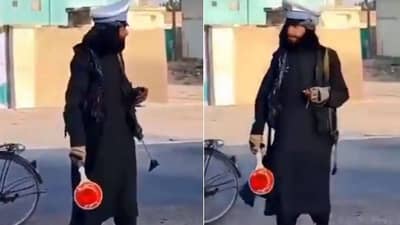 આ છે અફઘાનિસ્તાનની નવી ટ્રાફિક પોલીસ, સોશિયલ મીડિયામાં Video થયો વાયરલ