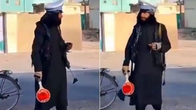 આ છે અફઘાનિસ્તાનની નવી ટ્રાફિક પોલીસ, સોશિયલ મીડિયામાં Video થયો વાયરલ