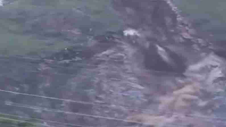landslide : ઉત્તરાખંડના ચમોલીમાં ફરી એક વખત ભુસ્ખલન થયું,  જુઓ VIDEO